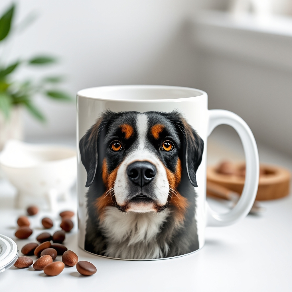 'Dog Mom / Dog Dad' Custom Portrait Mug